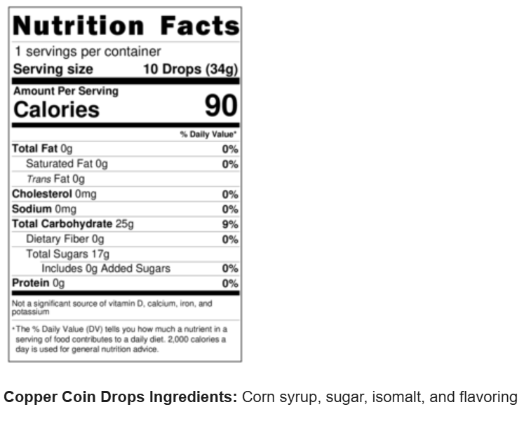 Info Panel Copper Coin